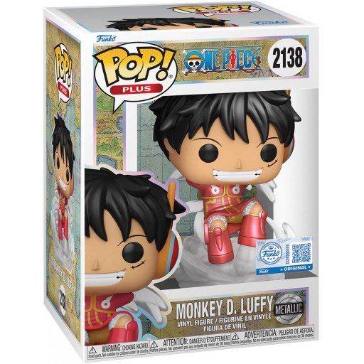 Monkey D. Luffy (Egghead) (Metallic) dans sa boîte