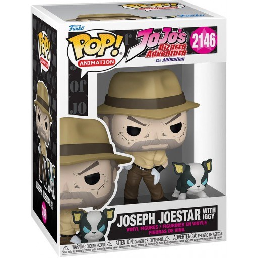 Joseph Joestar with Iggy dans sa boรฎte
