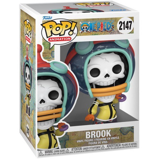 Brook (Egghead) dans sa boîte