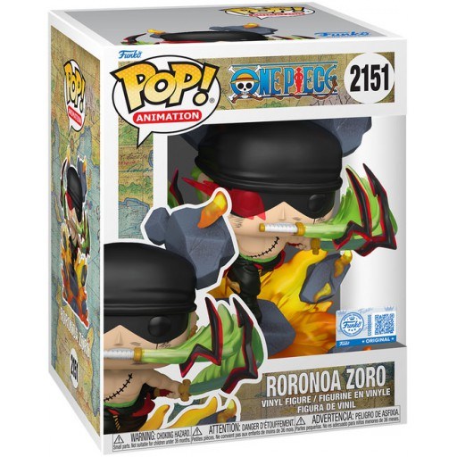 Roronoa Zoro King of Hell (SuperSized) dans sa boîte