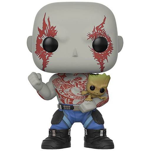 Figurine Funko POP Drax with baby Groot (Guardians of the Galaxy vol. 2)