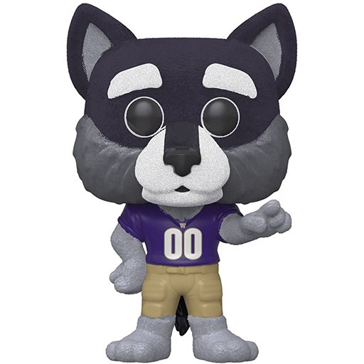 Figurine Funko POP Harry the Husky (UW) (Flocked) (College Mascots)