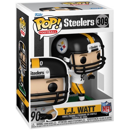 T.J. Watt dans sa boîte
