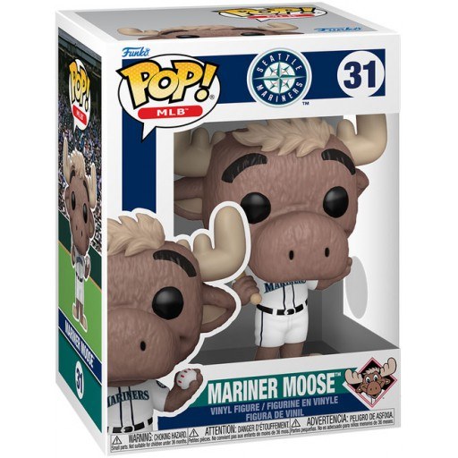 Mariner Moose dans sa boîte