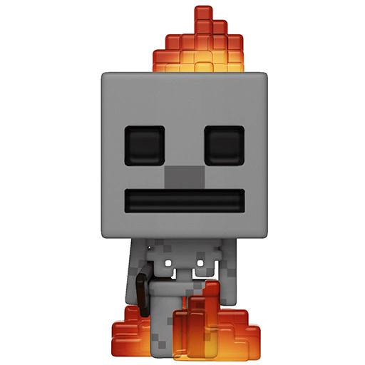 Funko POP Flaming Skeleton (Minecraft)