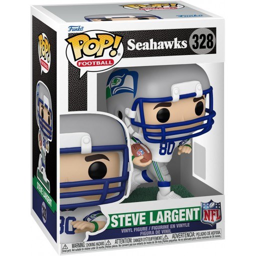 Steve Largent (Seahawks) dans sa boîte