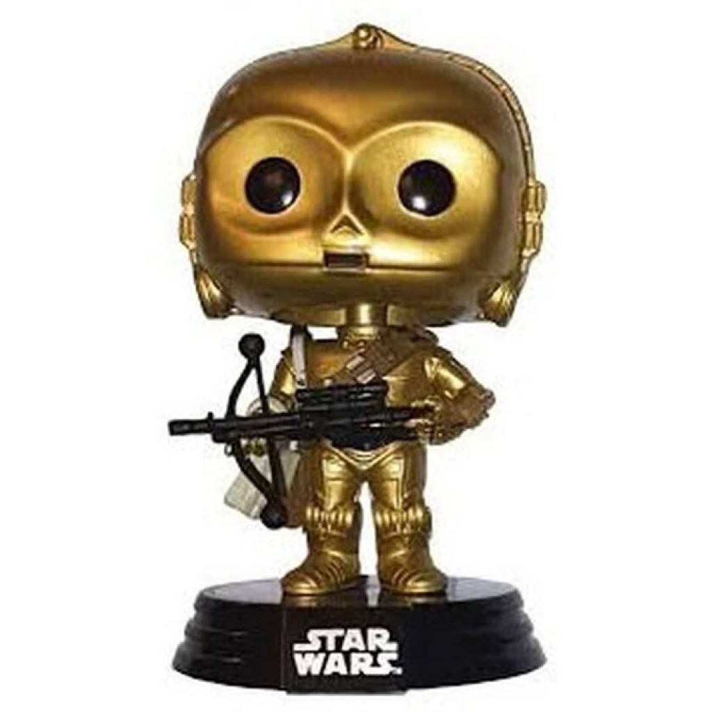 Figurine Funko POP C-3PO with Bowcaster (Star Wars: Episode IX, The Rise of Skywalker)