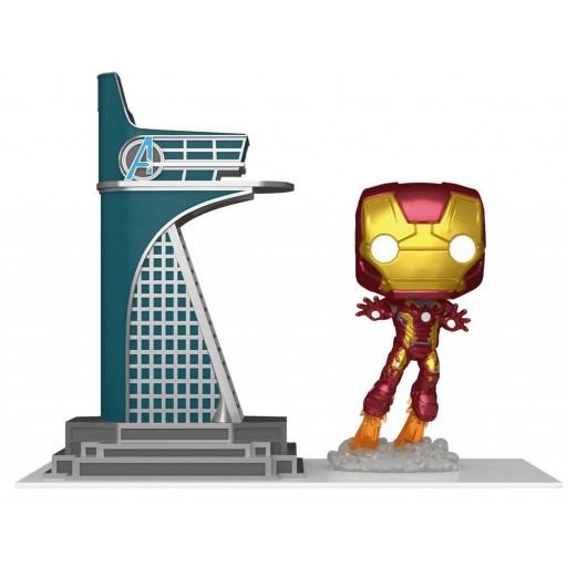 Funko POP! Avengers Tower with Iron Man (Glow in the Dark) (Marvel Comics)