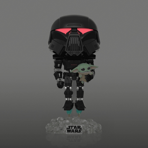 Figurine Funko POP Dark Trooper with Grogu (The Mandalorian (Star Wars))