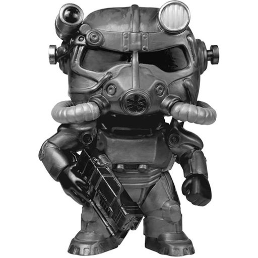 Figurine Funko POP Power Armor (Black & White) (Fallout)