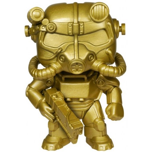 Figurine Funko POP Power Armor (Gold) (Chase) (Fallout)