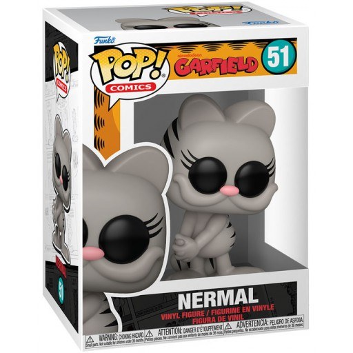 Nermal dans sa boîte
