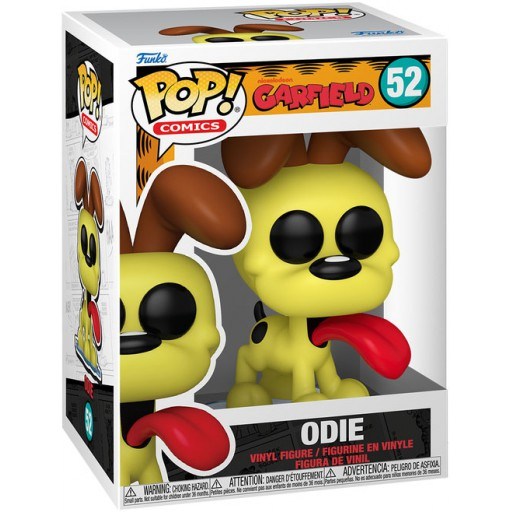 Odie dans sa boîte