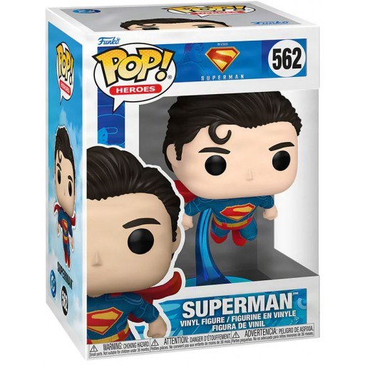 Superman dans sa boîte