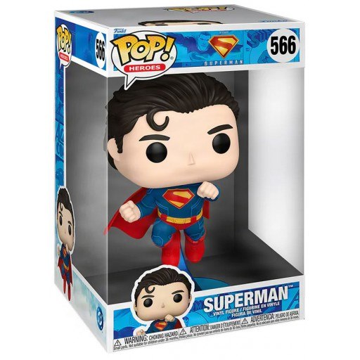 Superman (SuperSized) dans sa boîte