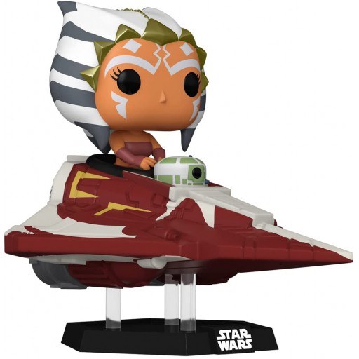 Figurine Funko POP Hyperspace Heroes: Ahsoka Tano in Delta 7 Jedi Starfighter (Star Wars: The Clone Wars)