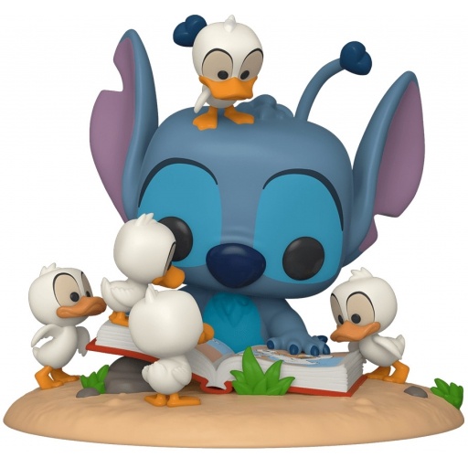 Figurine Funko POP Stitch with Ducks (Supersized) (Lilo et Stitch)