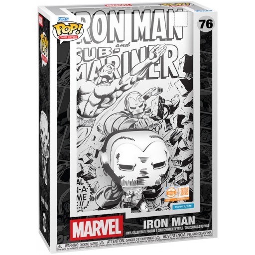 Iron Man dans sa boîte