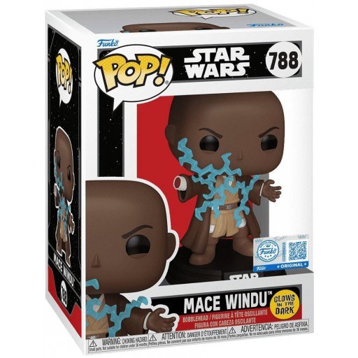 Mace Windu (Glow in the Dark) dans sa boรฎte