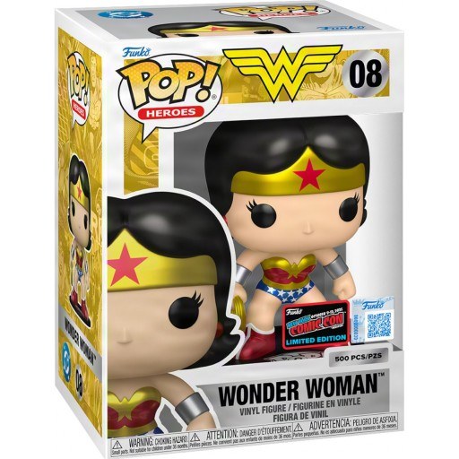 Wonder Woman (Metallic) dans sa boรฎte
