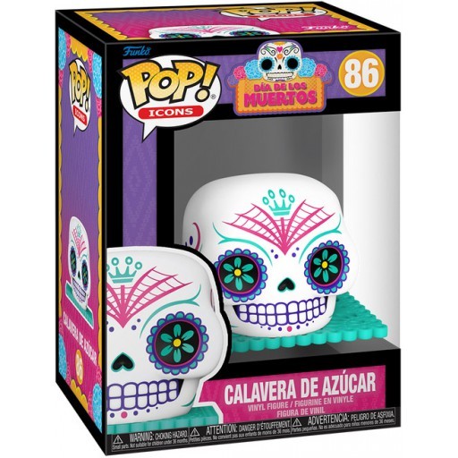 Calavera de Azucar dans sa boîte