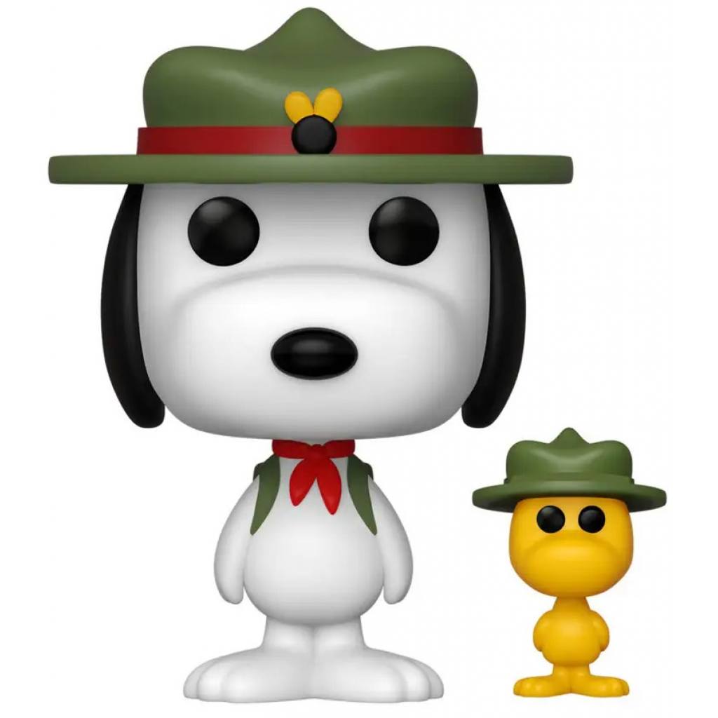 Figurine Funko POP Beagle Scout Snoopy with Woodstock (Peanuts)