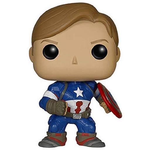 Figurine Funko POP Captain America (Unmasked) (Avengers: Age of Ultron)
