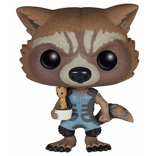 Figurine Funko POP Rocket Raccoon (with Baby Groot) (Guardians of the Galaxy)
