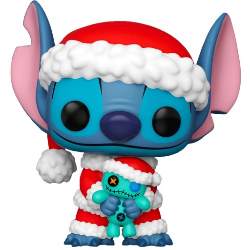 Figurine Funko POP Santa Stitch with Scrump (Lilo et Stitch)