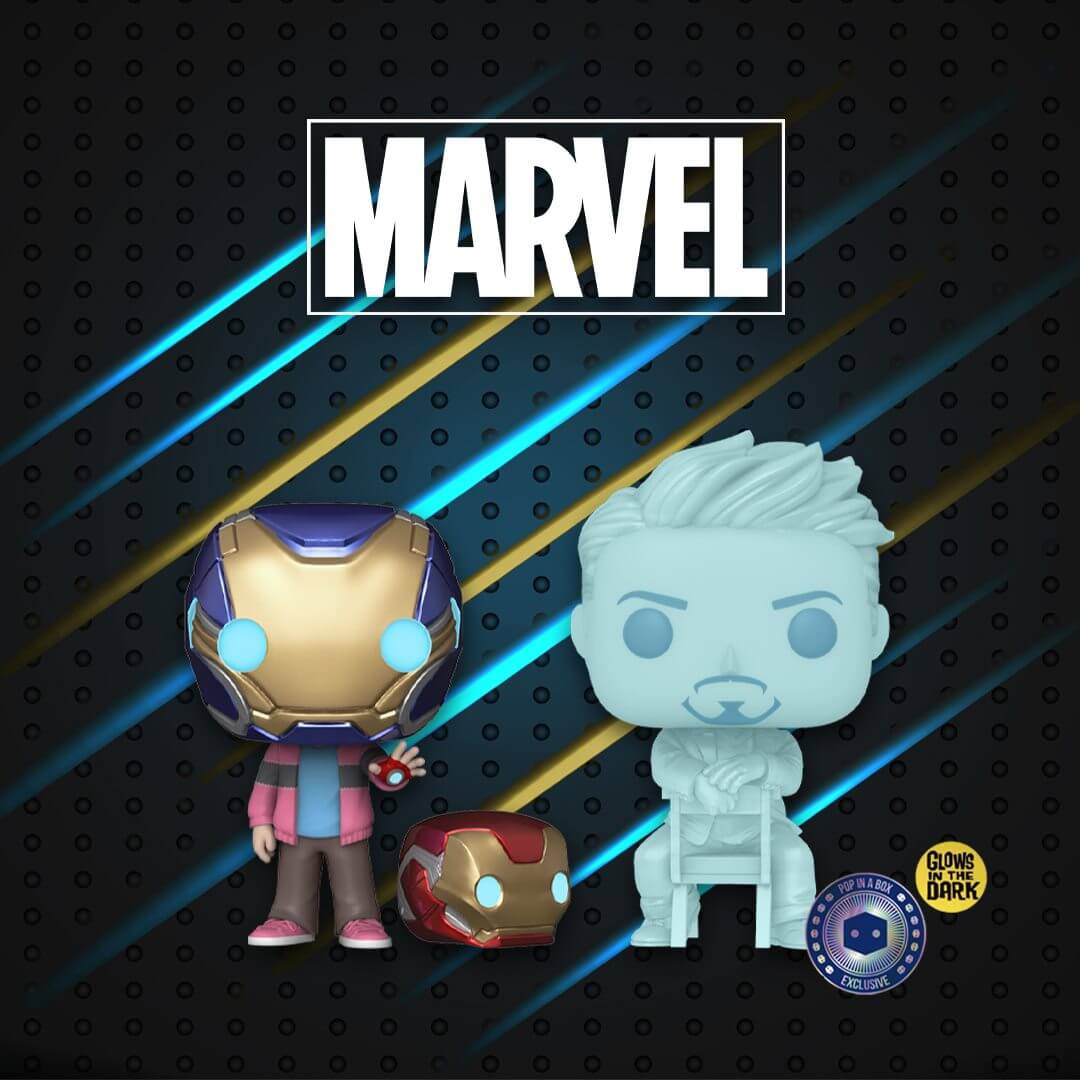 The duet pack Marvel of Morgan and the hologram of Tony Stark
