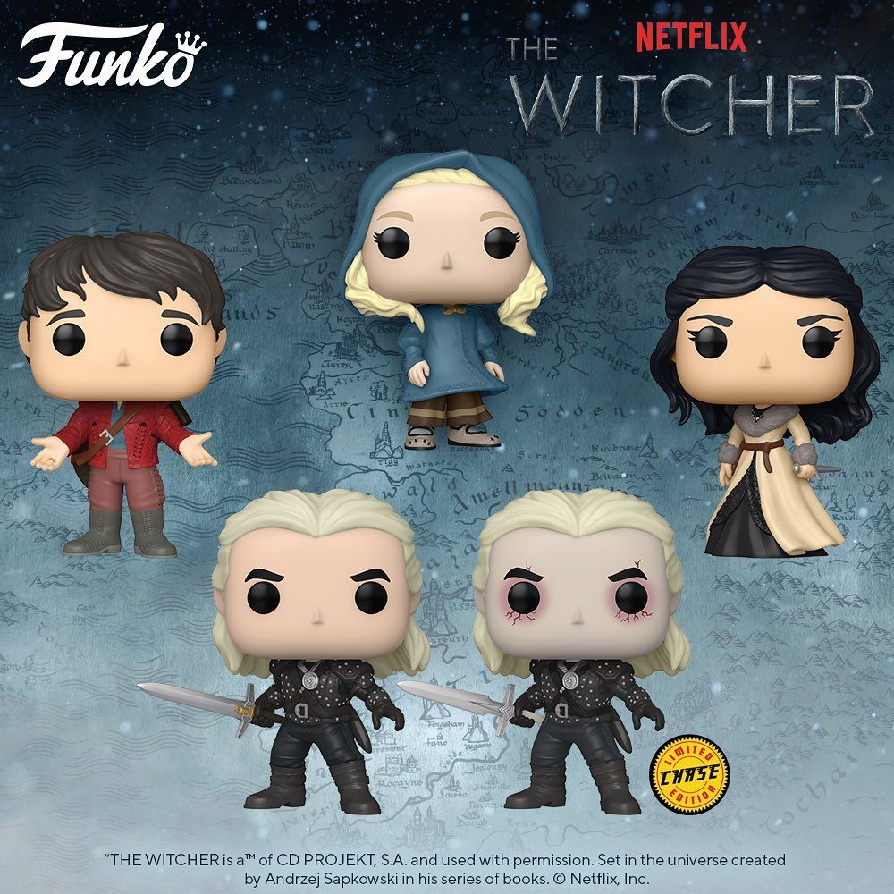 The first POPs from the Netflix series The Witcher