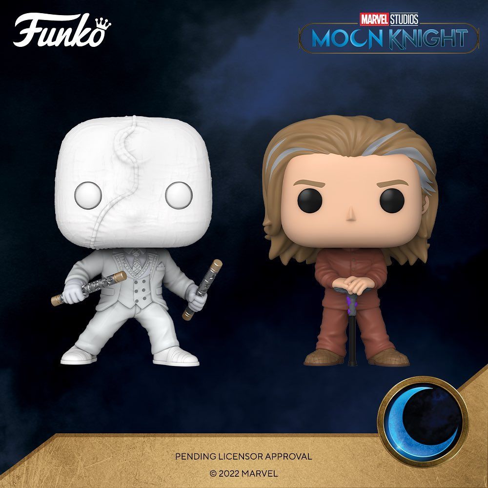 The first POPs of the Marvel Moon Knight series