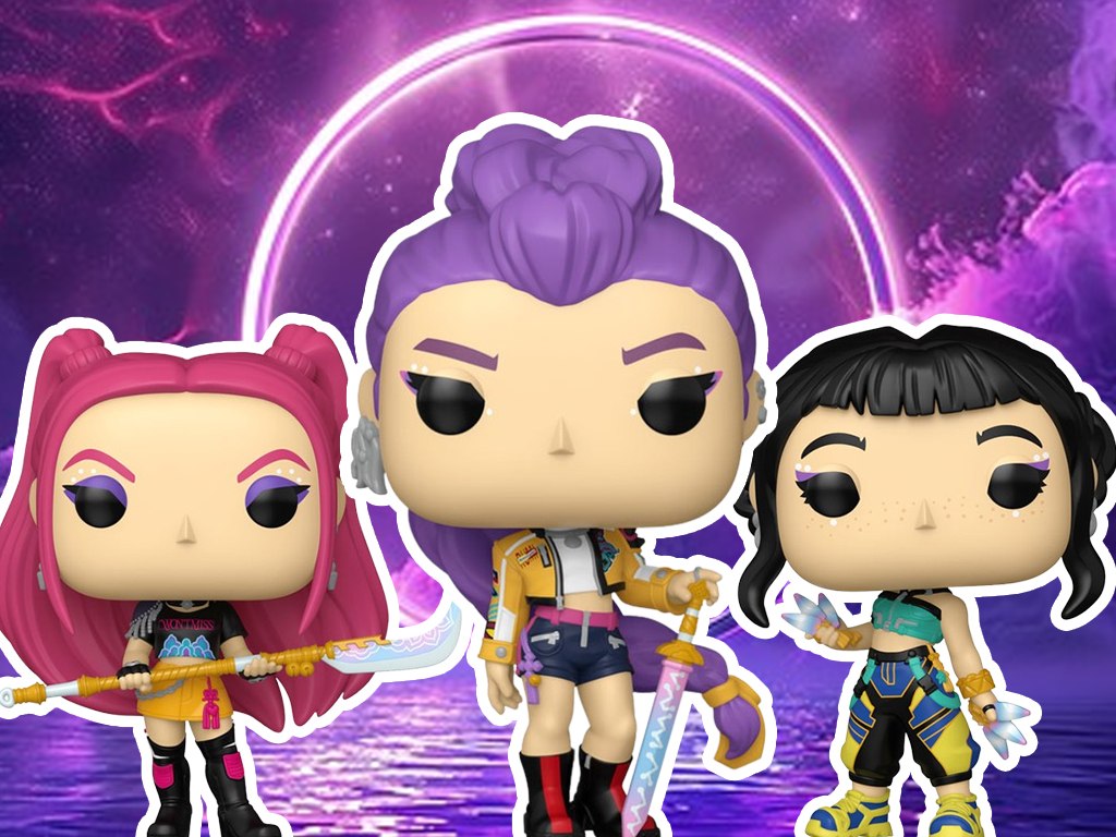 Set of Funko figures from KPop Demon Hunters