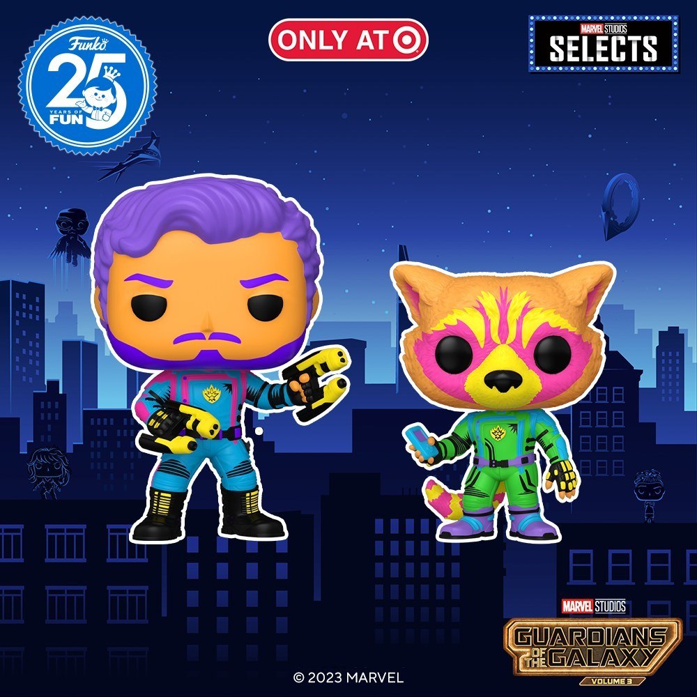 A Blacklight's POP set from Guardians of the Galaxy vol. 3