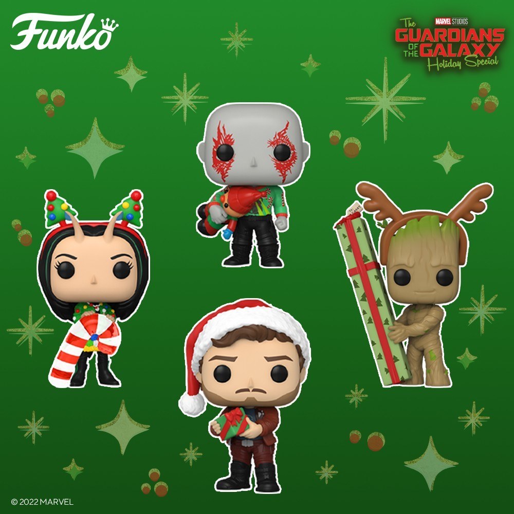 Funko unveils new Guardians of the Galaxy POPs for Christmas