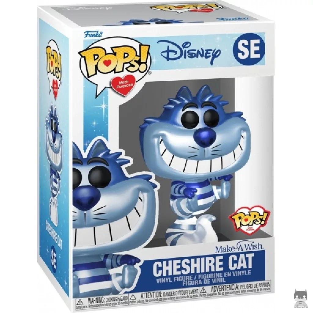 Cheshire Cat (Metallic) Funko Pop! figure in its box