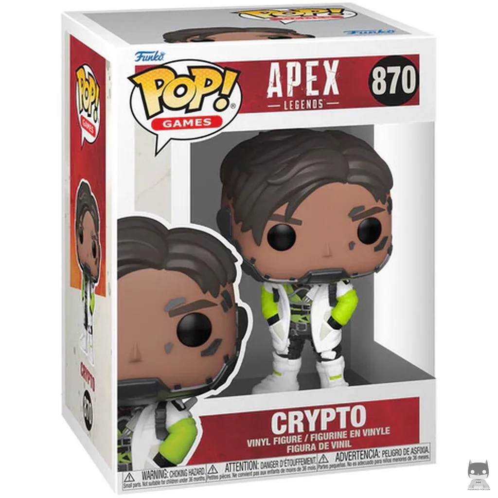 Crypto Funko Pop! figure in its box