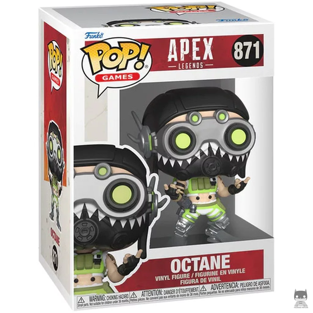 Octane Funko Pop! figure in its box