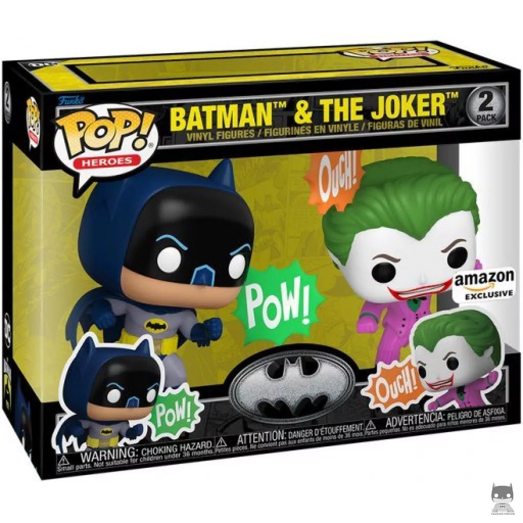Batman & The Joker Funko Pop! figure in its box
