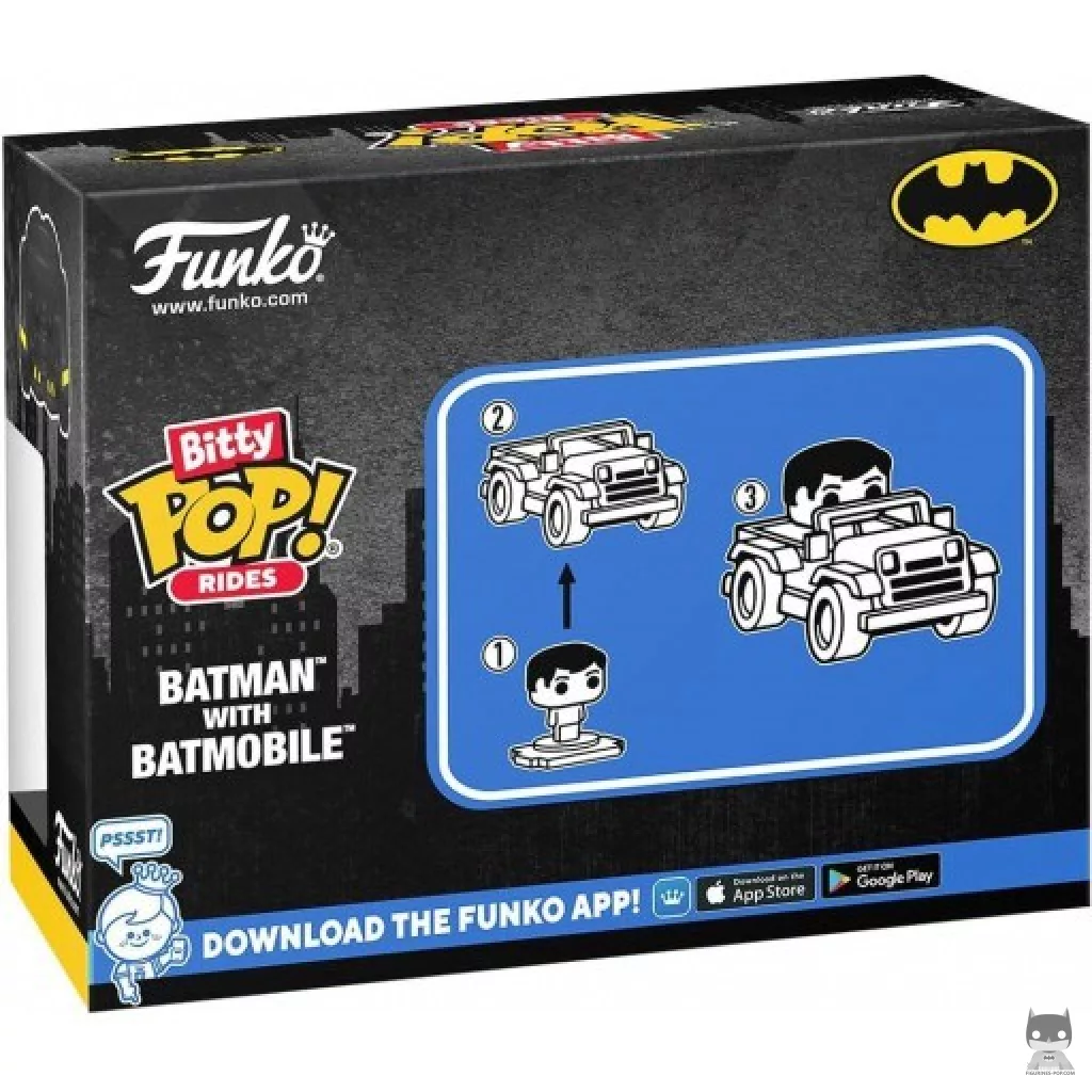 Batman with Bat Mobile Funko Pop! figure (Batman)