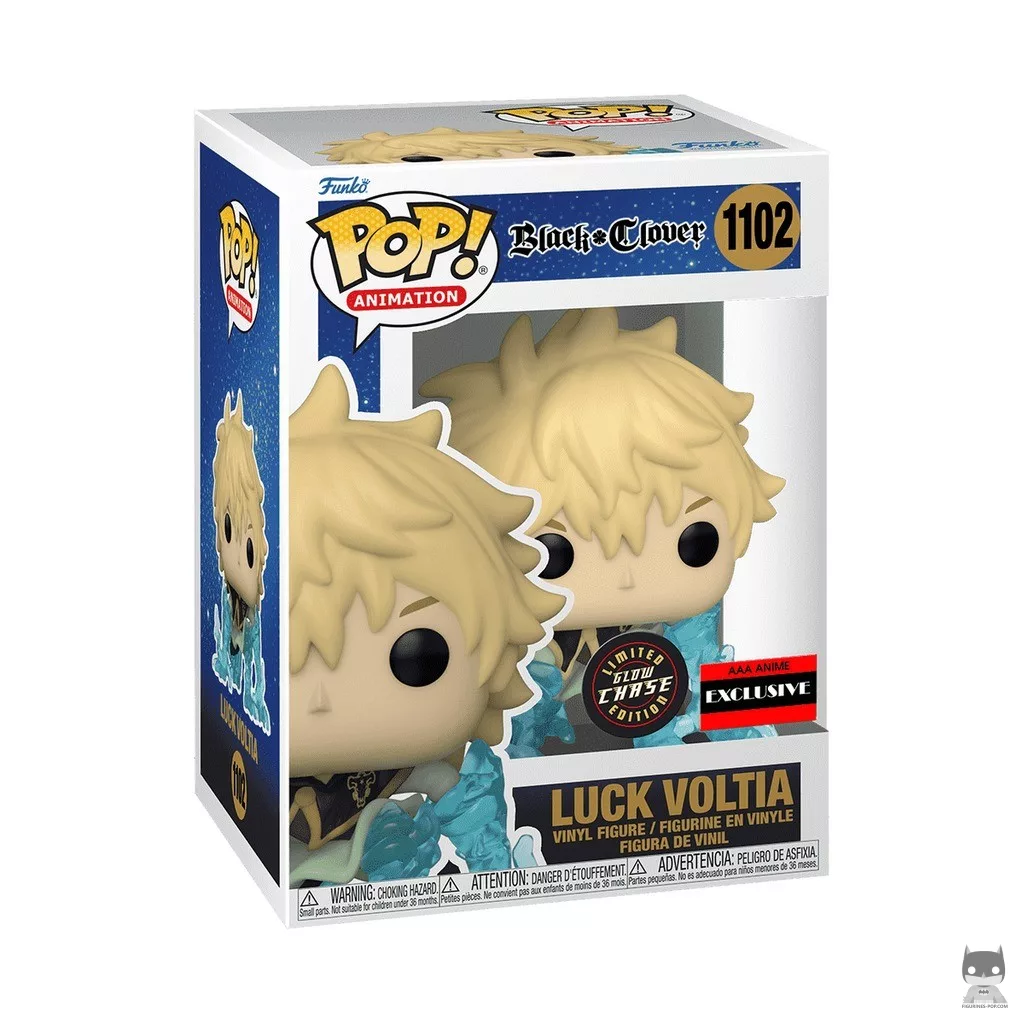 Luck Voltia (Chase & Glow in the Dark) Funko Pop! figure in its box