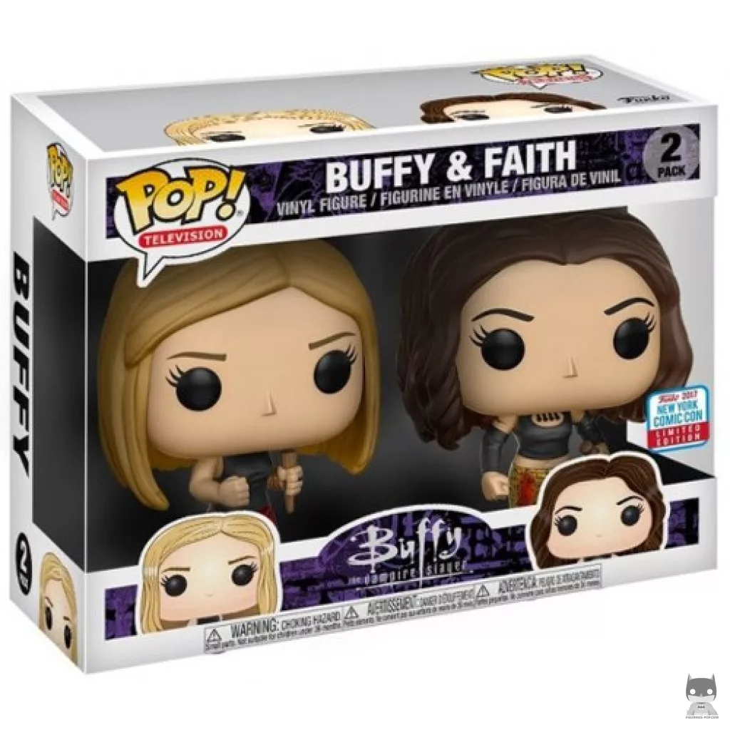 Buffy & Faith Funko Pop! figure in its box