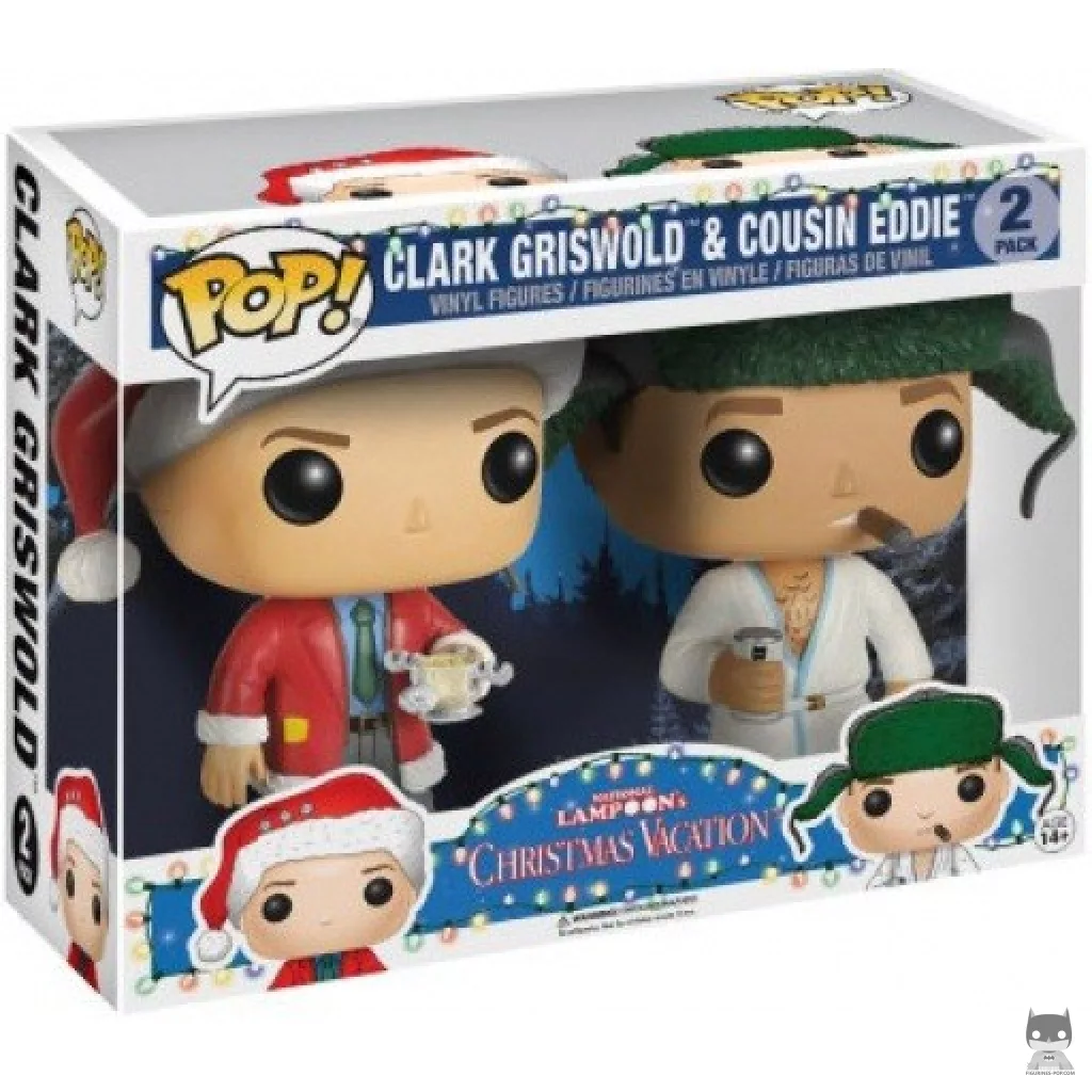 Clark Griswold & Cousin Eddie Funko Pop! figure in its box