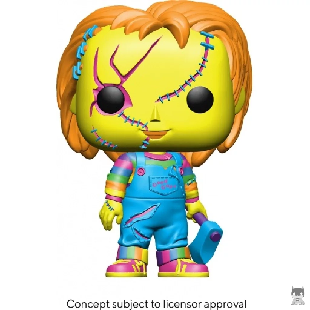 Chucky & Tiffany Valentine-Ray (Blacklight) Funko Pop! figure in its box