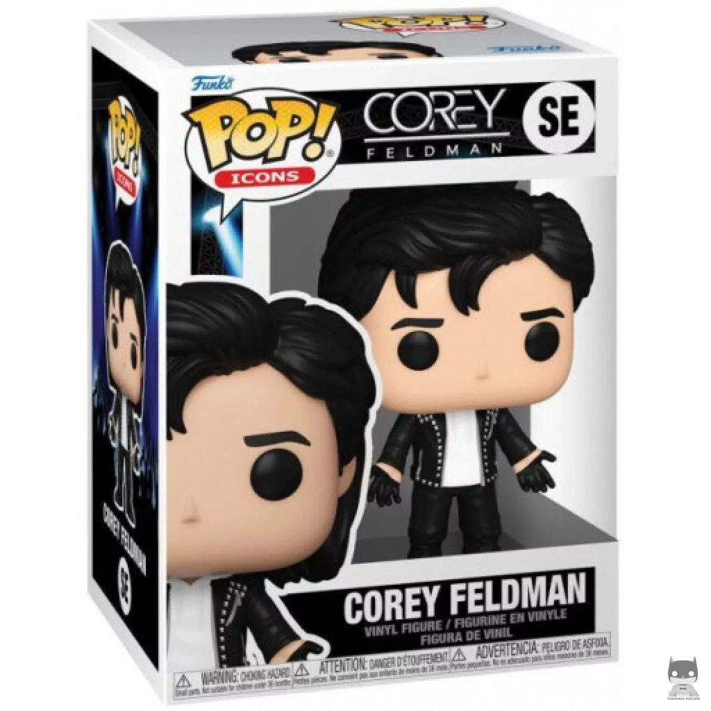 Corey Feldman Funko Pop! figure in its box