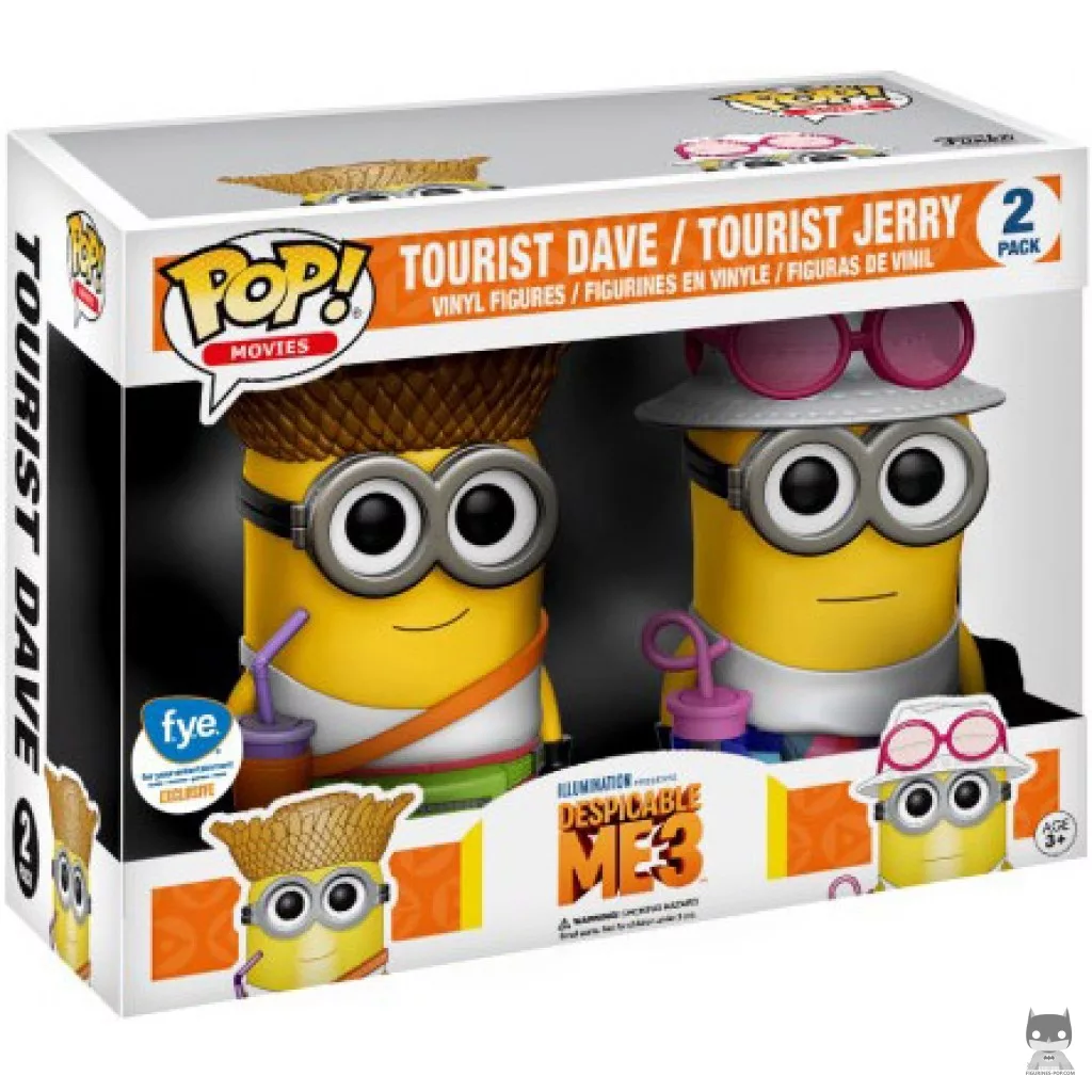 Tourist Dave & Tourist Jerry Funko Pop! figure in its box