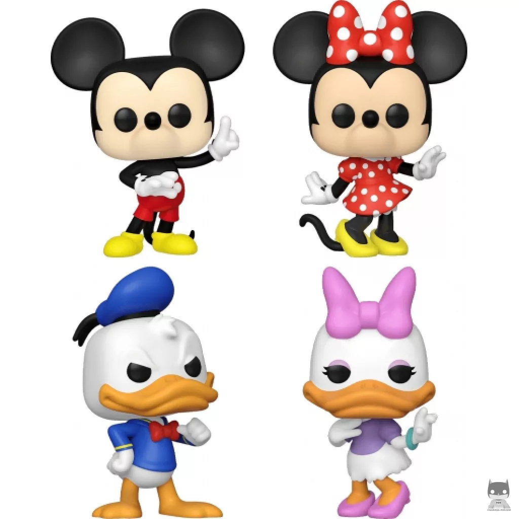 Mickey Mouse, Minnie Mouse, Donald Duck & Daisy Duck Funko Pop! figure (Disney 100)