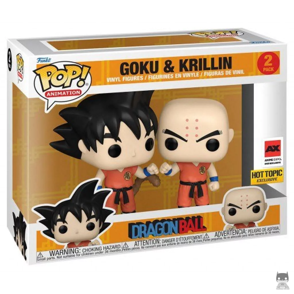 Goku & Krillin Funko Pop! figure in its box