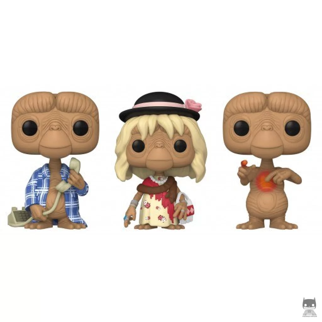 E.T. in Disguise, E.T. in Robe & E.T. with Flowers Funko Pop! figure (E.T. the extra-terrestrial)