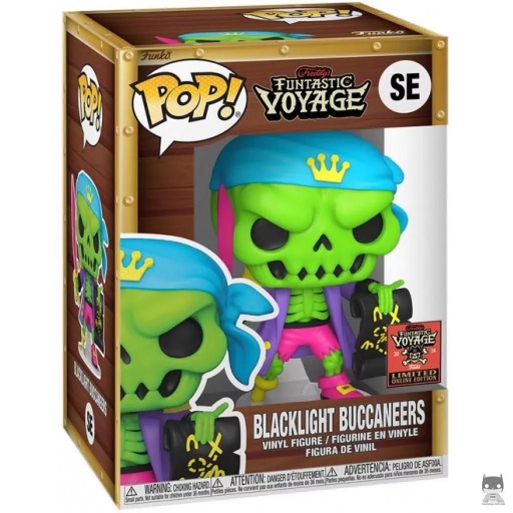 Buccaneers (Black Light) Funko Pop! figure in its box